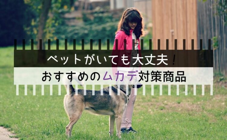 ペットがいても大丈夫！おすすめのムカデ対策商品を紹介します！
