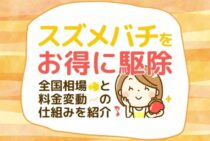 スズメバチ駆除の料金を徹底調査！基本料金と追加料金の一覧まとめ