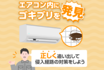 エアコン内のゴキブリ駆除！安全に追い出す方法と侵入させない対策