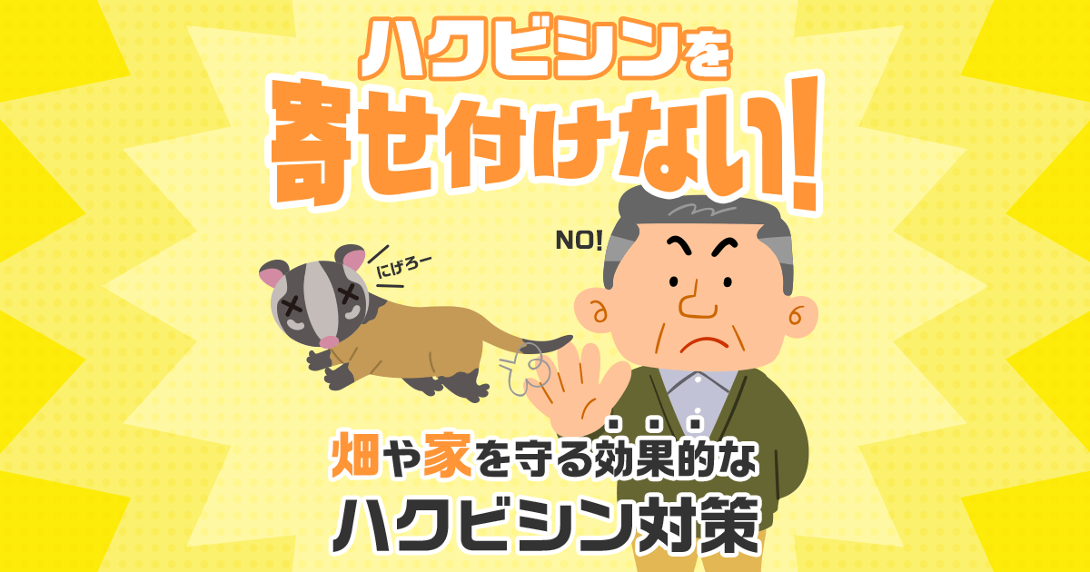 ハクビシンを寄せ付けない！畑や家を守る効果的なハクビシン対策