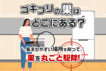 ゴキブリの巣は早めの駆除を！ゴキブリが好む環境と巣を作らせない方法