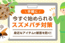 【スズメバチ対策】これでスズメバチがいなくなる！安くて簡単で本当に忌避効果のある対処法